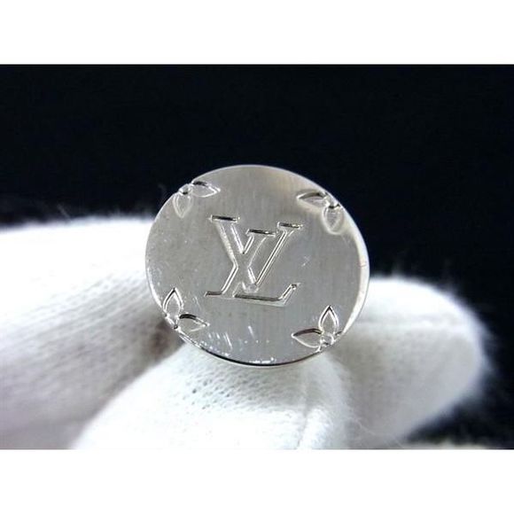 Louis Vuitton M61971 Bouton De Manchettes Monogram Cufflinks Accessori - Picture 3 of 3